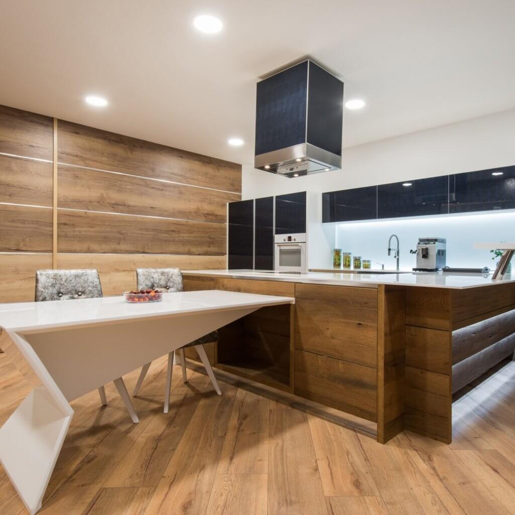 ambient light in a modern home