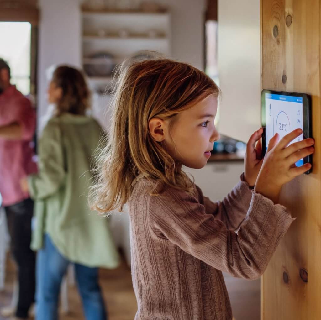 changing the house temperature